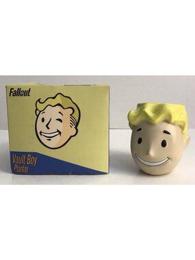 Fallout Vault Boy Head Planter | Accessory | Pen Holder by Culturefly